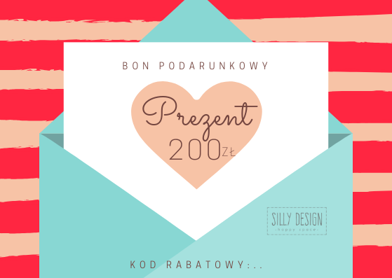 Voucher rabatowy, bon podarunkowy, karta rabatowa Silly Design