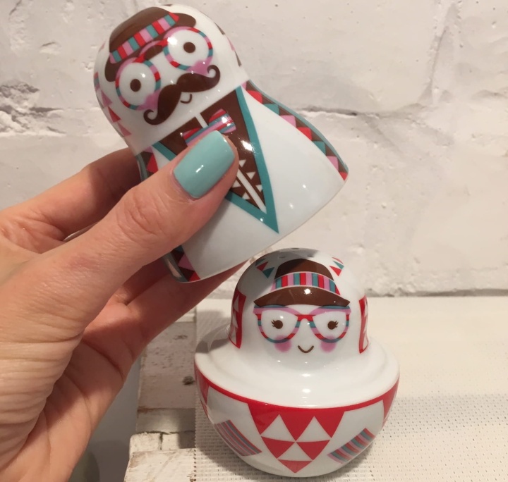 Solniczka i pieprzniczka gadżet Warszawa porcelana