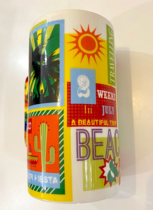 duży kubek wakacyjny