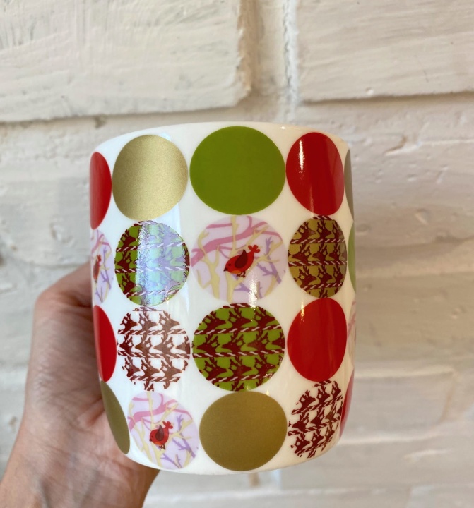 Kubek w renifery porcelana