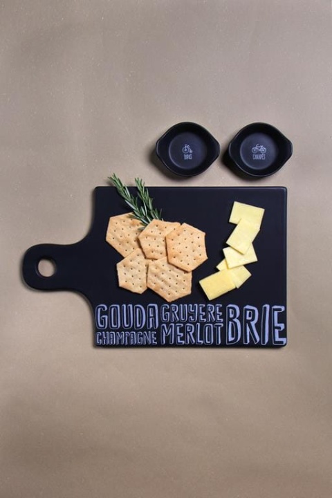 Taca do serów, deska serow, czarna