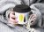 Silicone lid TAKE AWAY for mugs - black