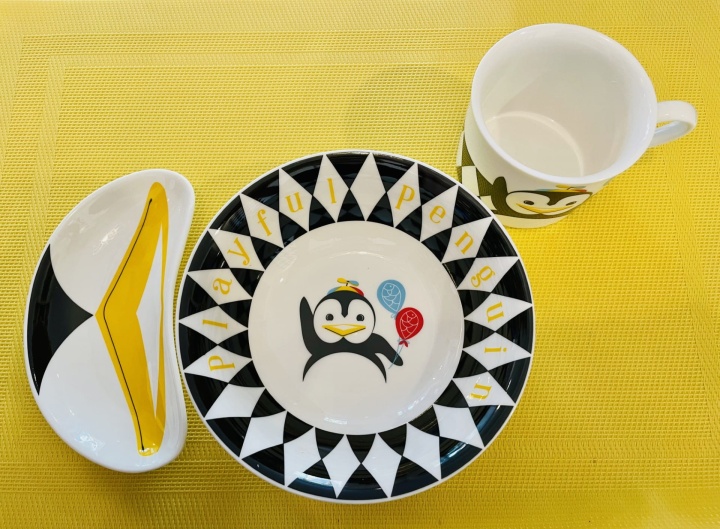 porcelain children breakfast set