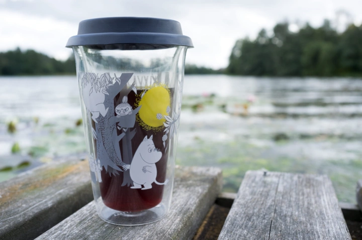 Silicone lid TAKE AWAY for mugs - black