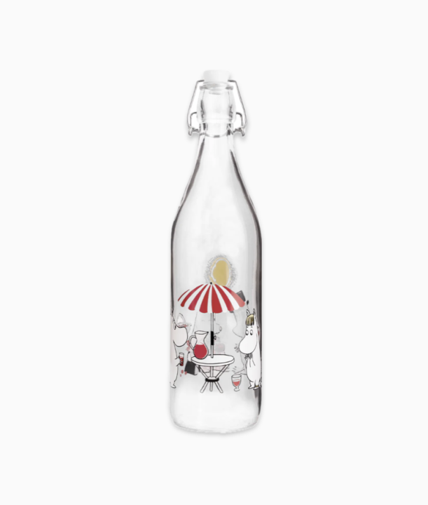 Moomin Glass Bottle Summer Time 1L