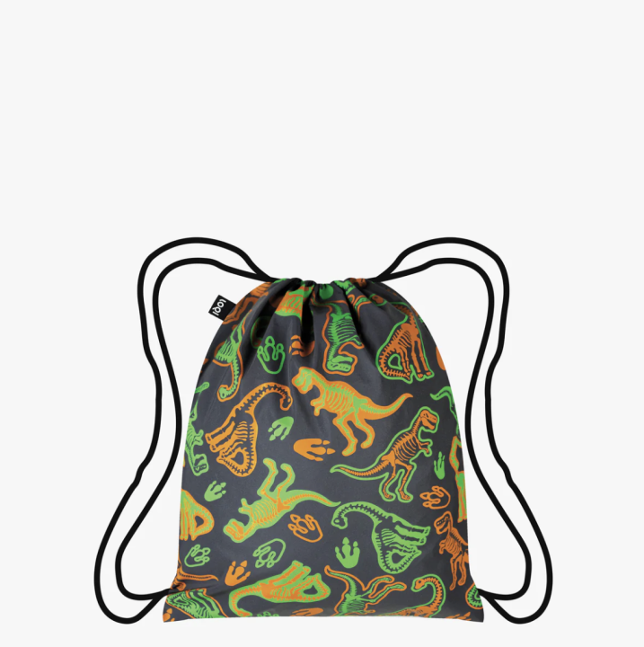 Backpack LOQI DINOSAUR Skeleton Reflective