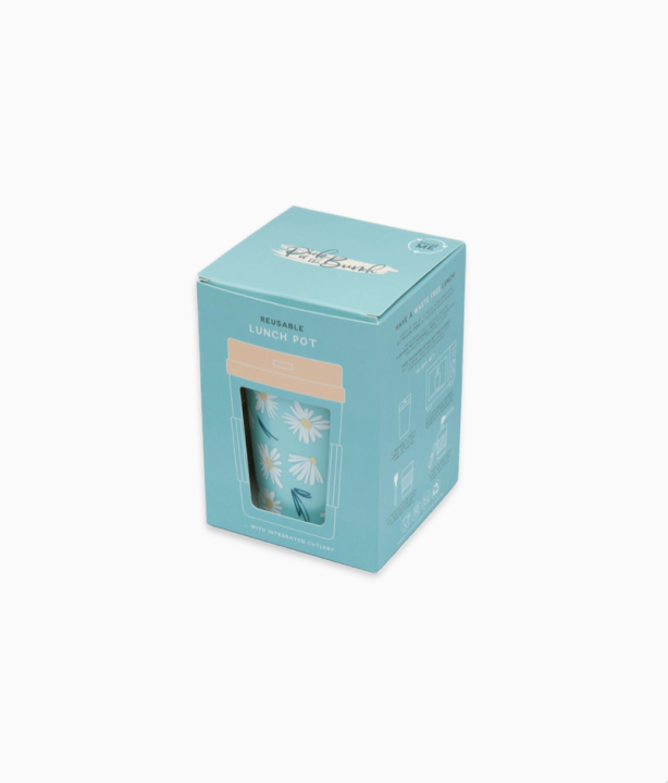 Pudełko na lunch z łyżkowidelcem Stokrotki 500ml