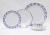 Porcelain Dinner Set Blue Mosaic -30pcs