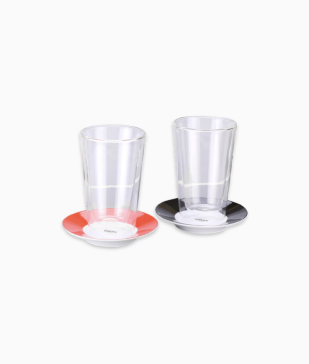 Zestaw szklanek do latte podwójne dno szkło