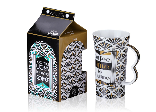 Porcelanowy kubek Coffee time 