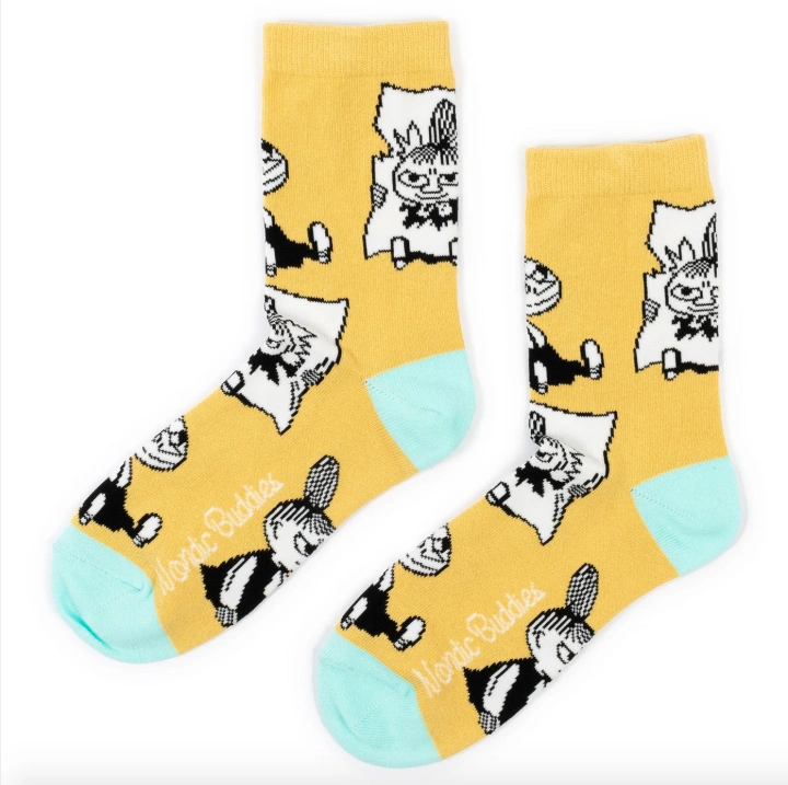 Skarpetki Muminki oryginalne żółte 41