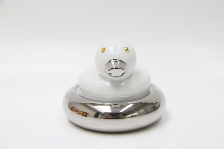 Zegar stołowy porcelana gadżet kaczka