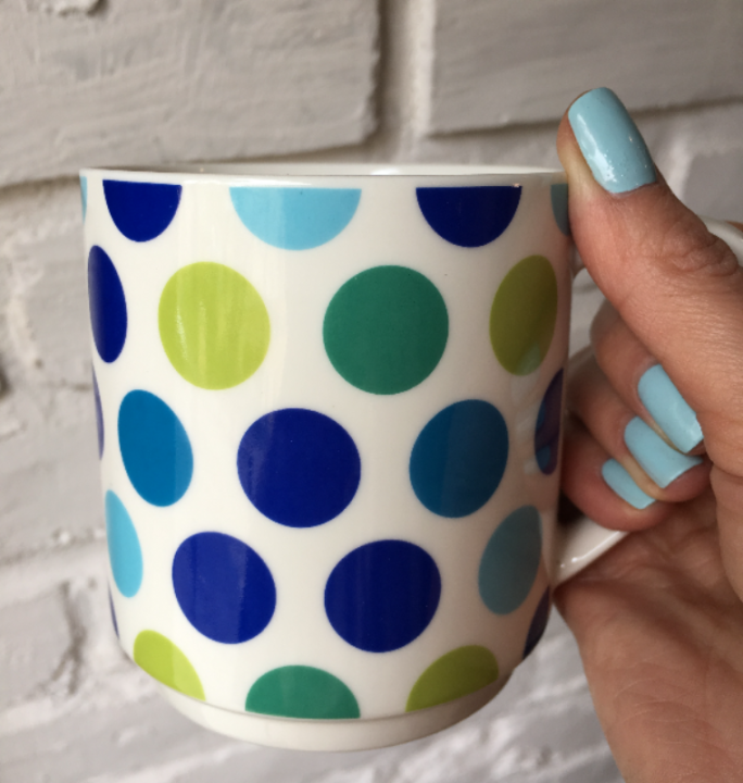 Kubek z porcelany duży komplet